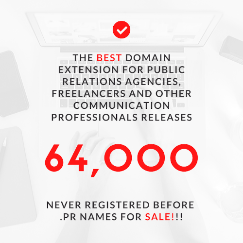 64,000 never registered before .PR names for sale